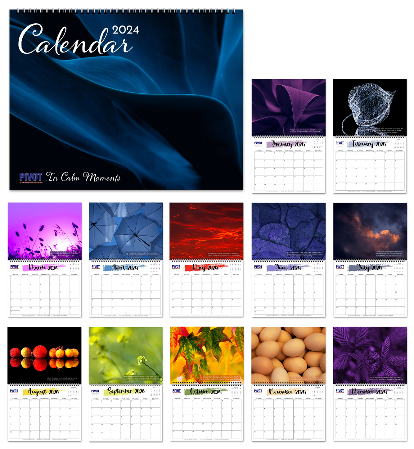 'In Calm Moments' 2024 Calendar